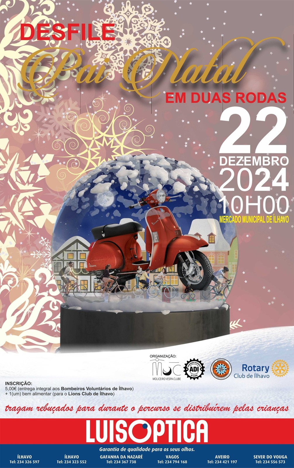 Desfile Pai Natal em Duas Rodas 